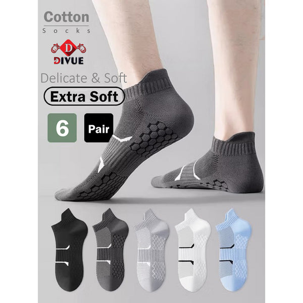 Premium Honeycomb Sock's Design With Net Mesh For Unisex