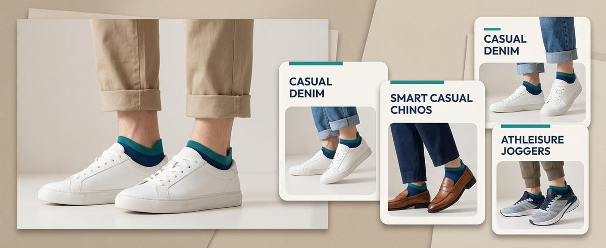 Premium Ankle Length Cotton Socks for Men & Women