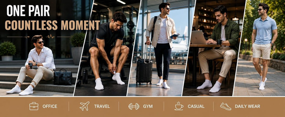 Premium Ankle Length Socks for Men & Women 7