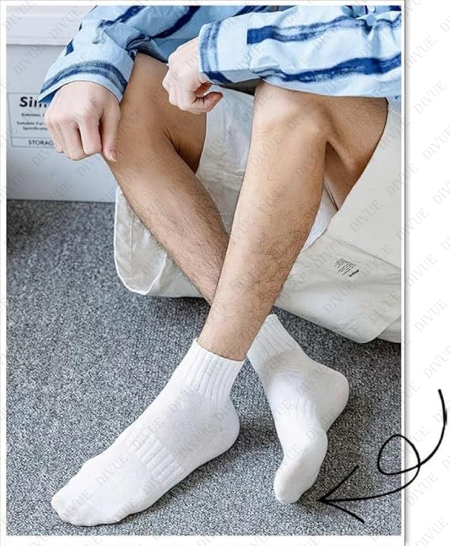 Premium Ankle Length Socks Pack of 6 for Men and Women