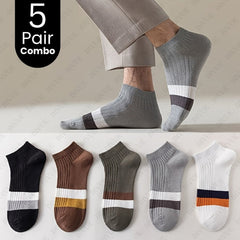 Premium Ankle Length Socks Pack of 5 for Men & Women
