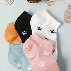 Women's & Girls' Ankle Length Cotton Socks