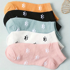 Women's & Girls' Ankle Length Cotton Socks