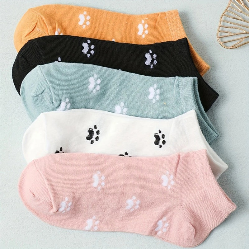 Women's & Girls' Ankle Length Cotton Socks