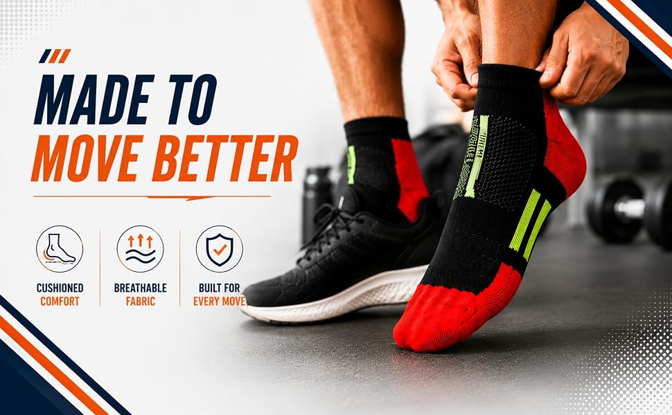 Premium Ankle Length Sports Socks For Men And Women