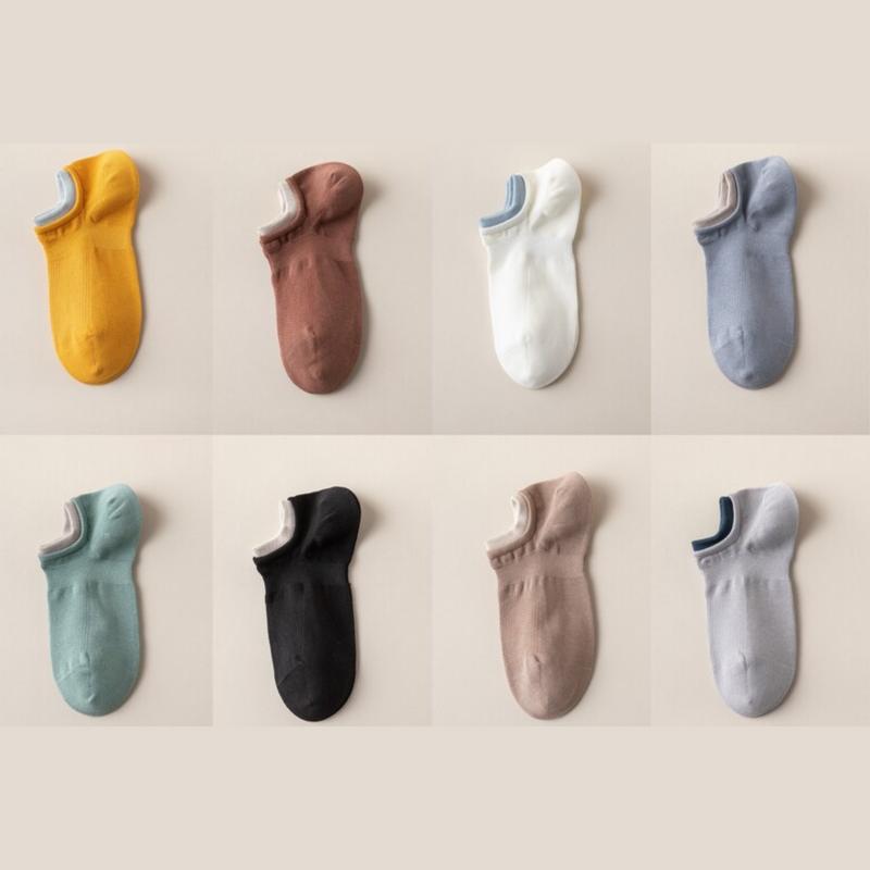Low cut ankle pastel color unisex socks